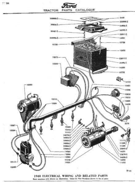 1953 Ford Jubilee Tractor Wiring