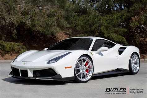 Ferrari 488 Gtb With 21in Hre P101 Wheels Exclusively From Butler Tires