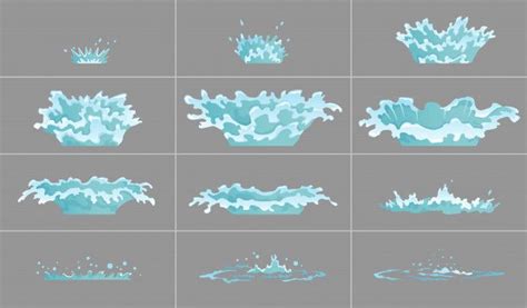 Dripping Water Effect Set In 2020 Graphic Design Photoshop Sprite