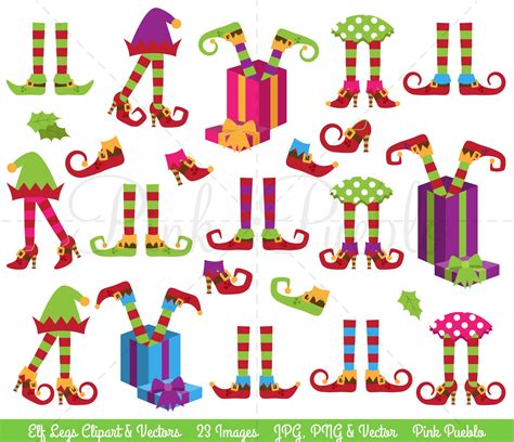You may also like elf leg or christmas elf clipart! Christmas Elf Legs Clipart & Vectors ~ Illustrations ...