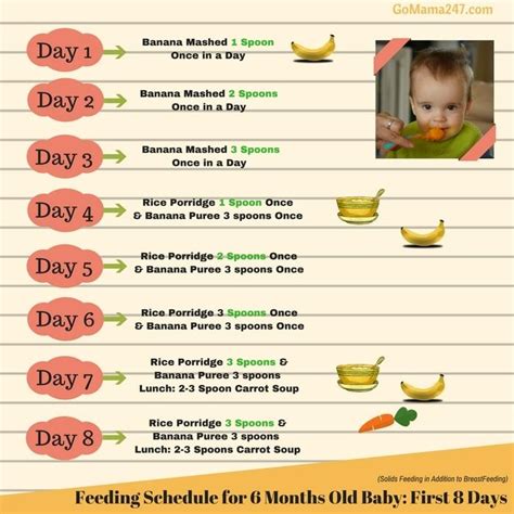 When your baby is 6 months old, it's a great time to start them on their first solid food. Pin on Baby food recipes