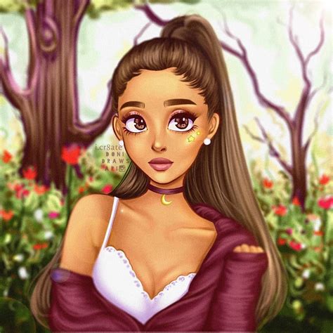 Moonlight Ariana Grande Anime Ariana Grande Hair Ariana Grande Drawings Ariana Grande Fotos