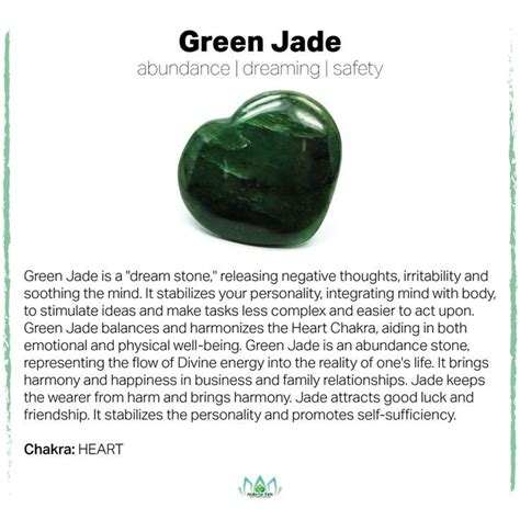 Green Jade Metaphysical Properties Crystalhealing Crystals Jade Jade