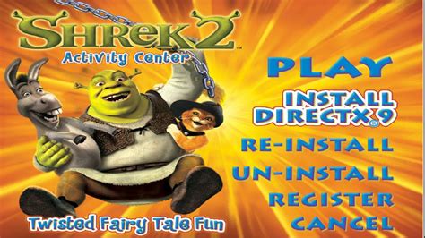 Pc Longplay Shrek 2 Activity Center Part1 Youtube