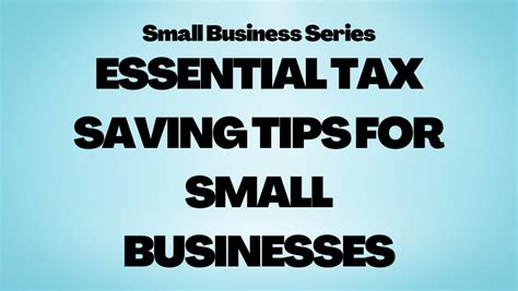 Essential Tax Tips To Save Money For Small Businesses Countplus