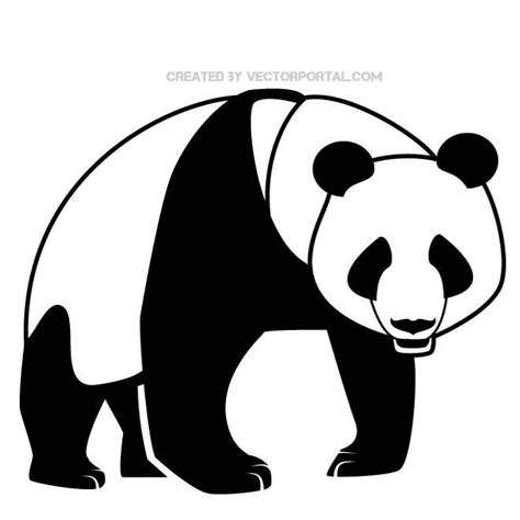 Panda Bear Vector Free Download On Clipartmag