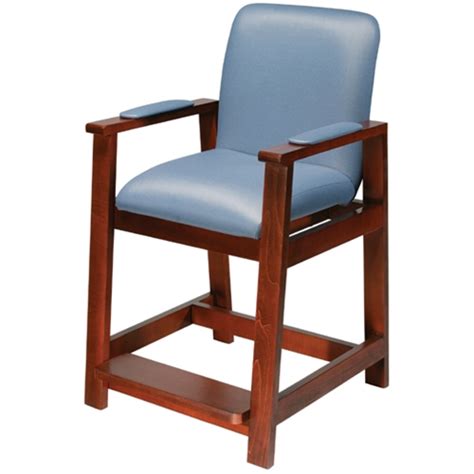 Drive Medical Wood Frame High Hip Replacement Chair At