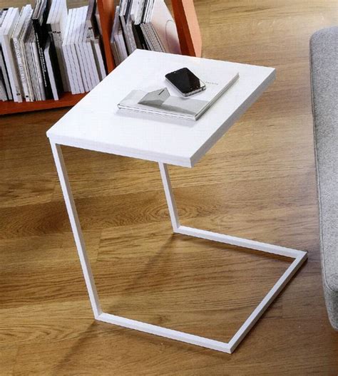 It presents itself as slim wooden vertical surface with special holes for different small trays. Doimo Basic Slim Side Table | End Table | Living Room ...