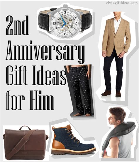 Have a look at these gifts most suited for men. 2nd Anniversary Gifts For Husband - Vivid's