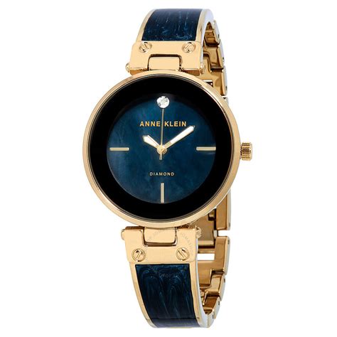 From wikipedia, the free encyclopedia. Anne Klein Navy Mother of Pearl Dial Ladies Watch 2512NVGB ...