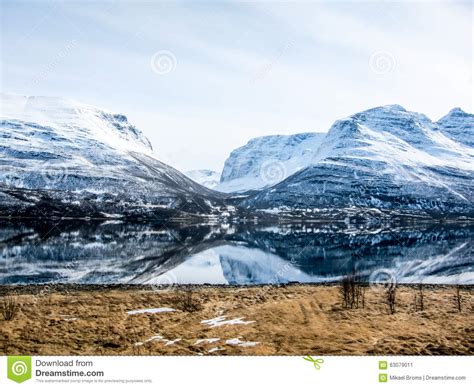 Springtime In The Lyngen Alps Norway Stock Image Image Of Area