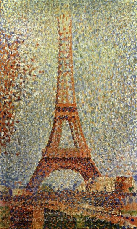 Georges Seurat The Eiffel Tower Painting Reproductions Save 50 75