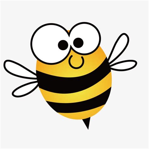 Cute Bees Clipart Vector Cute Cartoon Bee Cartoon Clipart Bee Clipart Cartoon Png Image For