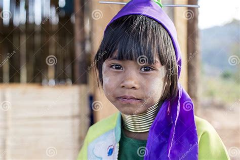 Long Neck Child Myanmar Editorial Stock Photo Image Of Inle 68523438