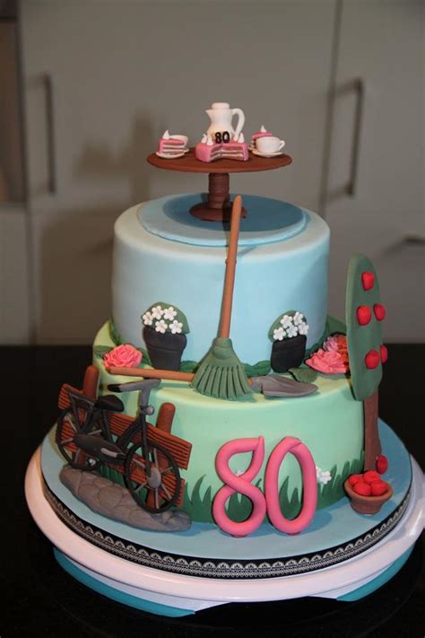 80th Birthday Cake Decorated Cake By Cakes For Funby Cakesdecor