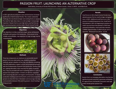 PASSION FRUIT LAUNCHING AN ALTERNATIVE CROP UF IFAS Extension