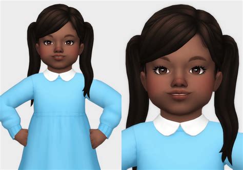 Hyemi Hair Casteru On Patreon In 2021 Sims 4 Sims 4 Toddler Sims Hair