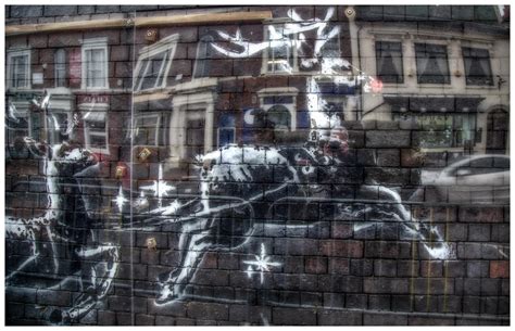 Banksy In Birmingham Christmas Cheer Banksy Street A Flickr