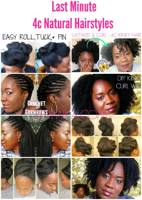 As a result, i've inspired others with type 4 hair to not only embrace their texture, but to be creative with their styles. Easy Last Minute 4c Natural Hair Styles for Valentine's ...