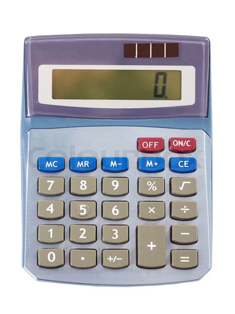 Calculator Stock Image Colourbox