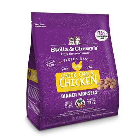 Subscribe and save 10.0% from 449.1. Stella & Chewys Chicken Frozen Raw Cat Food - OK Feed ...