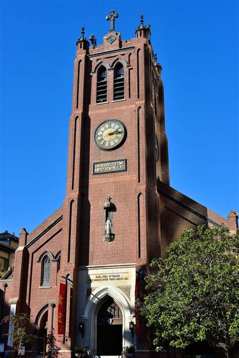 Old Saint Marys Cathedral In San Francisco California Encircle Photos