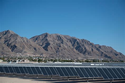 Nellis Afb Reduces Greenhouse Gas Emission Through Solar Energy Air
