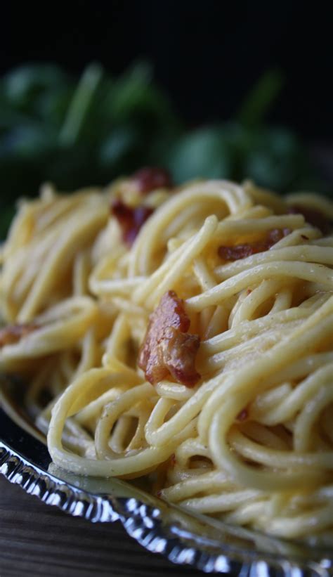 This italian carbonara uses the traditional guanciale and gennaro's classic spaghetti carbonara. Spaghetti Carbonara - Daily Appetite