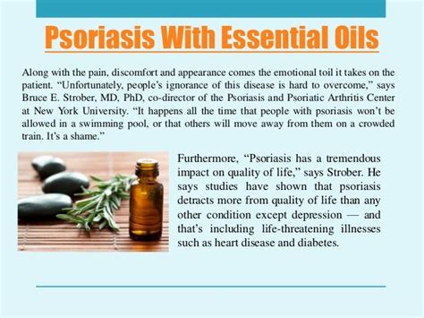 Essential Oils For Psoriasis