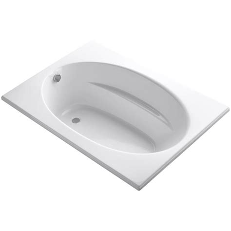 What is a soaking tub? KOHLER Windward 5 ft. Reversible Drain Soaking Tub in ...