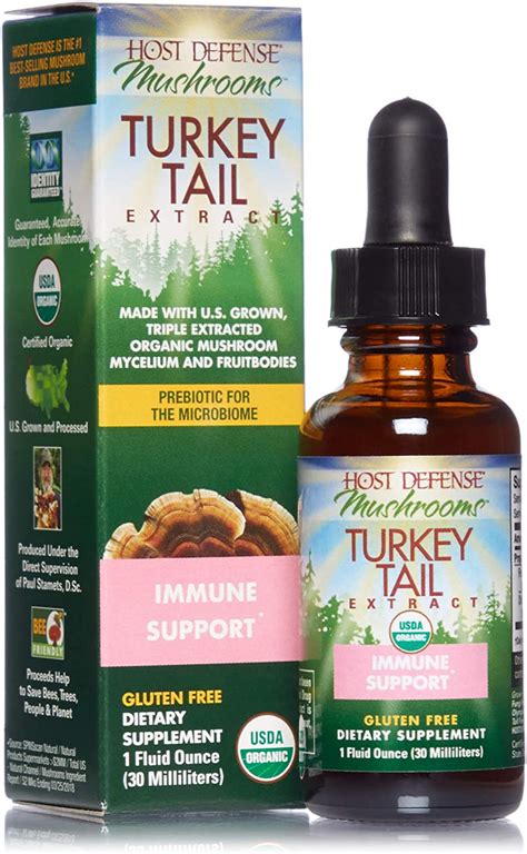 buy uk organic turkey tail extract host defense mushrooms immune 1 oz