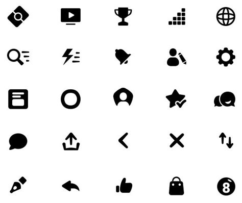 Free 25 Psd Solid Icons Titanui