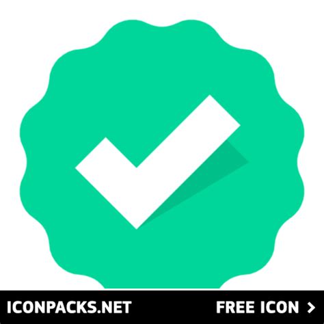 Free Light Green Verified Badge Svg Png Icon Symbol Download Image