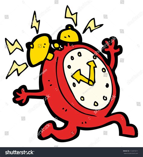 Alarm Clock Cartoon Character Stock Illustration 112431611 Shutterstock