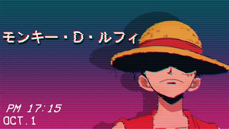 One Piece Vaporwave Wallpaper Free Wallpaper Hd Collection