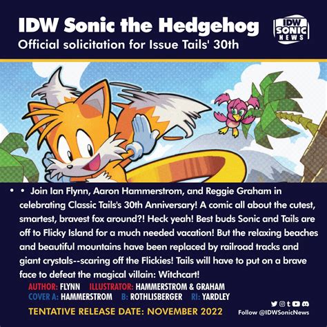 Idw Sonic Covers And Previews · Idwsonicnews Solicitation For Sonic The