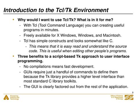 Ppt Tcltk And The Oag Tcltk Environment Powerpoint Presentation