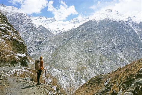 Me Hiking In Lang Tang Nepal Janachristelle