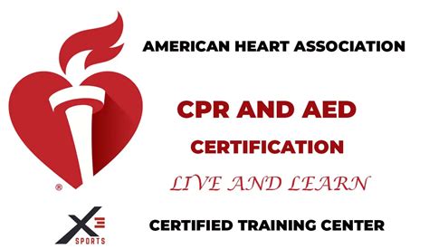 American Heart Association Cpr Aed Certification X3 Sports