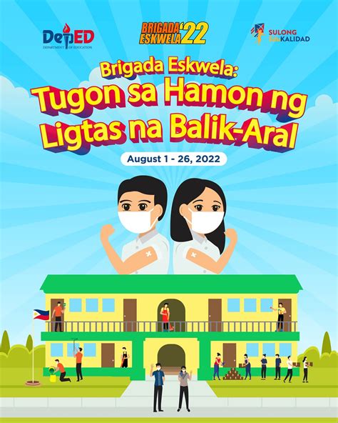 Deped Will Launch The National Brigada Eskwela On August 1