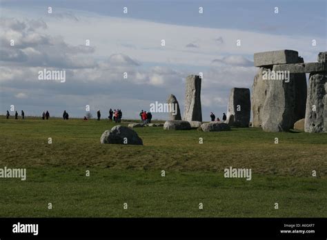 Stonehenge Salisbury Plain Wiltshire England World Heritage Site Stock