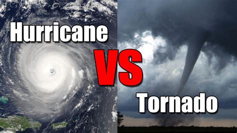 hurricane vs tornado what s the difference youtube