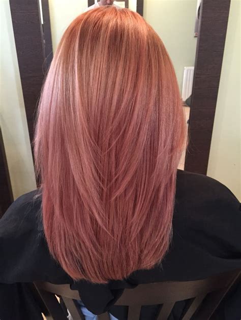 Rose Hair Color Hair Inspo Color Rose Blonde Hair Rose Pink Hair Cabelo Rose Gold Pastel