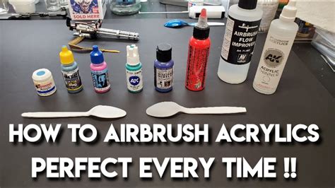 How To Use Acrylic Paint In An Airbrush
