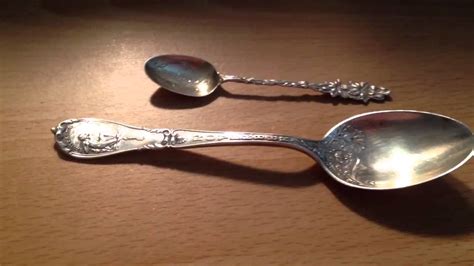 Sterling Silver Spoons Youtube