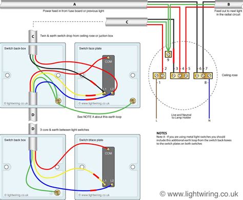 2 Gang Switch Wiring Diagram