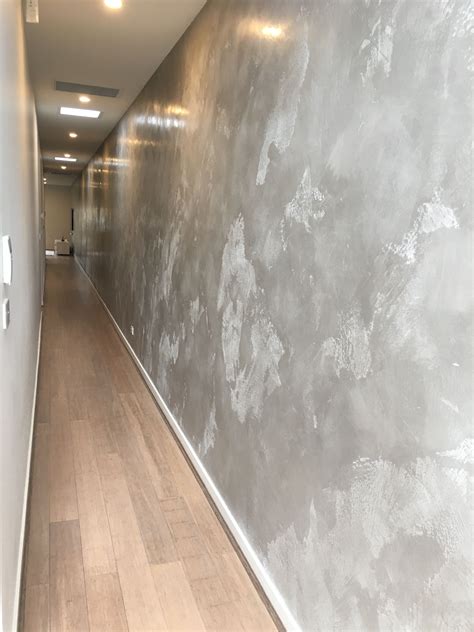 Pietra Levigata Soft Grey Finish 24 Metre Long Wall Venetian Plaster