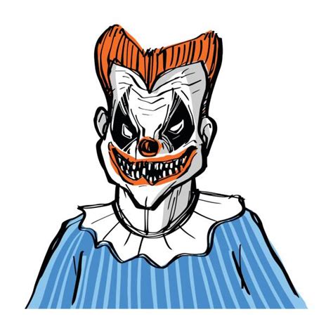 Cartoon Of A Killer Clown Illustrations Royalty Free Vector Graphics