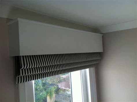 Pelmet Board And Roman Blind Fitted In Middlesex Blinds For Windows