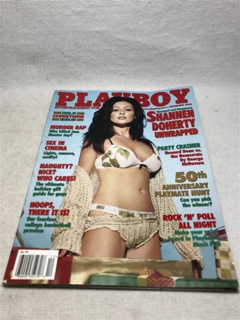 PLAYBOY MAGAZINE DECEMBER 2003 Shannen Doherty Cover 10 00 PicClick